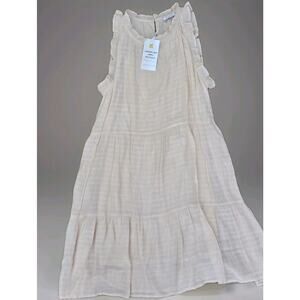New‎ Staccato Ladies Ivory Tank Top Medium Lemon Lime Boutique
